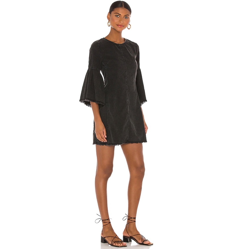 Free People Reckless Life Denim Dress NWT - Picture 3 of 9